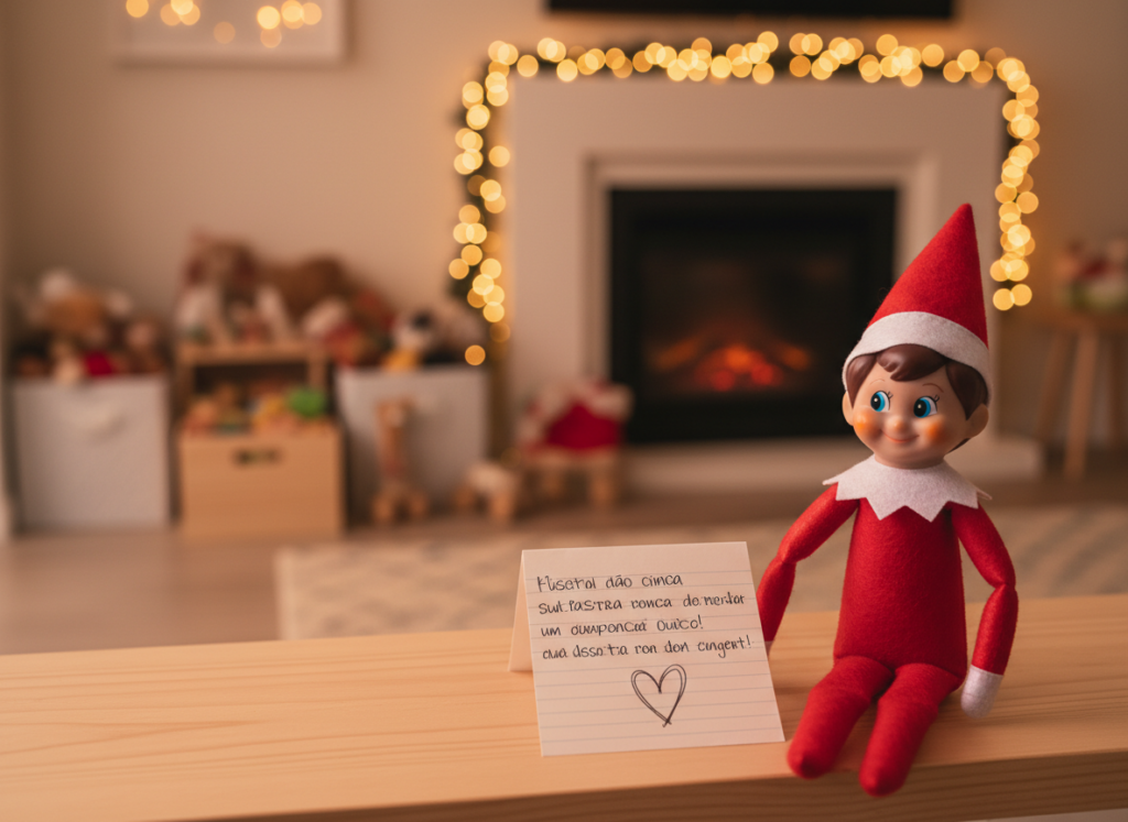 Elf on the Shelf com bilhete: como usar a tradição do elfinho sem vigilância e sem chantagem